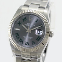 Rolex Datejust 41 "Wimbledon" Ref 126334 Steel Slate Dial